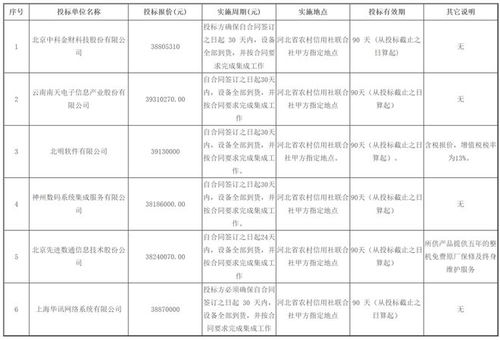投标文件中的“空行”陷阱 北京信息系统集成服务项目否决案例分析